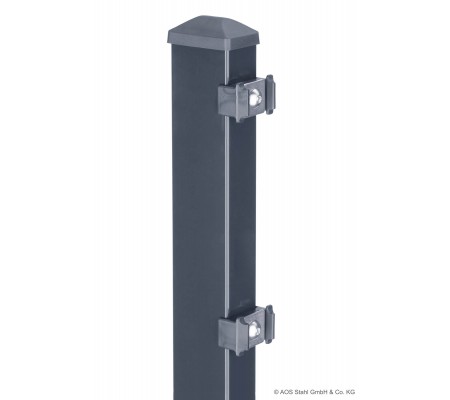 Zaunpfosten expro P (anthrazit) - für Zaunhöhe 163cm