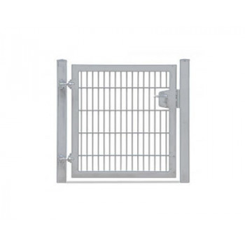 Rohrrahmentor Profi 1 flg. Lichte Weite: 100 cm - verzinkt (silberfarben)