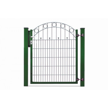Schmuckzauntor Wien 1 flg. Lichte Weite 1170 mm - Grün RAL 6005