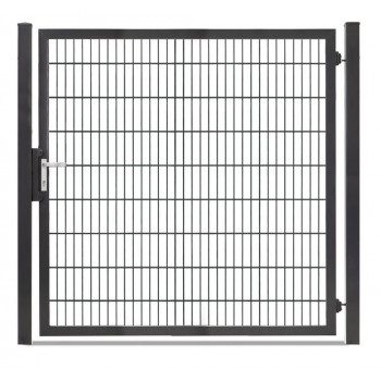 Rohrrahmentor Profi-Max 1 flg. Lichte Weite: 1840 mm Höhe 1800 mm Grün RAL 6005 + Sichtschutzpaket