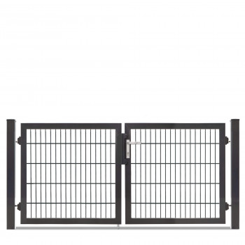 Rohrrahmentor Profi-Max 2 flg. Lichte Weite: 2140 mm Höhe 1000 mm Grün RAL 6005