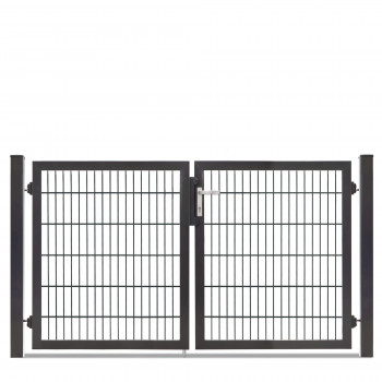 Rohrrahmentor Profi-Max 2 flg. Lichte Weite: 2140 mm Höhe 1200 mm Grün RAL 6005