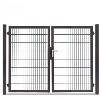 Rohrrahmentor Profi-Max 2 flg. Lichte Weite: 2140 mm Höhe 1600 mm Grün RAL 6005