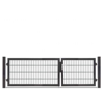 Rohrrahmentor Profi-Max 2 flg. Lichte Weite: 2640 mm Höhe 800 mm Grün RAL 6005