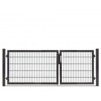 Rohrrahmentor Profi-Max 2 flg. Lichte Weite: 2640 mm Höhe 1000 mm Grün RAL 6005