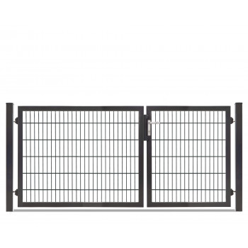 Rohrrahmentor Profi-Max 2 flg. Lichte Weite: 2640 mm Höhe 1200 mm Grün RAL 6005
