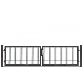 Rohrrahmentor Profi-Max 2 flg. Lichte Weite: 2640 mm Höhe 800 mm Grün RAL 6005