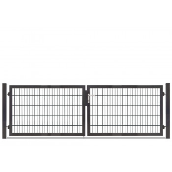 Rohrrahmentor Profi-Max 2 flg. Lichte Weite: 2640 mm Höhe 1000 mm Grün RAL 6005