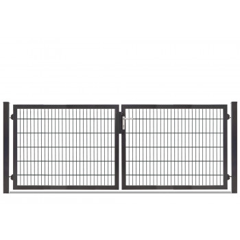 Rohrrahmentor Profi-Max 2 flg. Lichte Weite: 2640 mm Höhe 1200 mm Grün RAL 6005