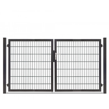 Rohrrahmentor Profi-Max 2 flg. Lichte Weite: 2640 mm Höhe 1400 mm Grün RAL 6005