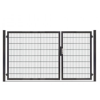 Rohrrahmentor Profi-Max 2 flg. Lichte Weite: 2890 mm Höhe 1600 mm Grün RAL 6005