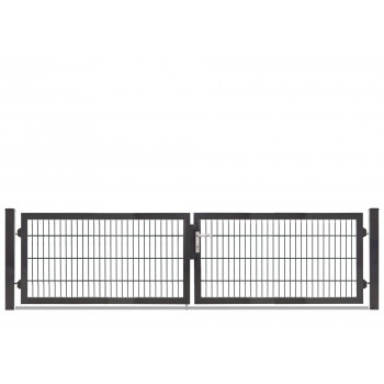 Rohrrahmentor Profi-Max 2 flg. Lichte Weite: 3140 mm Höhe 800 mm Grün RAL 6005