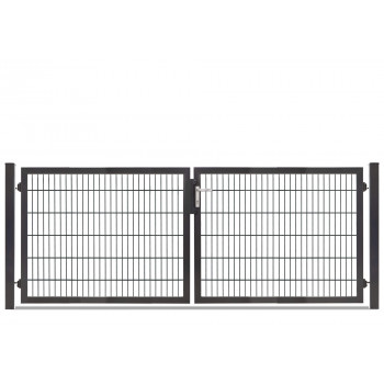 Rohrrahmentor Profi-Max 2 flg. Lichte Weite: 3140 mm Höhe 1200 mm Grün RAL 6005