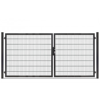 Rohrrahmentor Profi-Max 2 flg. Lichte Weite: 3140 mm Höhe 1600 mm Grün RAL 6005