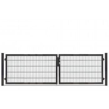 Rohrrahmentor Profi-Max 2 flg. Lichte Weite: 3390 mm Höhe 1000 mm Grün RAL 6005