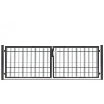 Rohrrahmentor Profi-Max 2 flg. Lichte Weite: 3640 mm Höhe 1200 mm Grün RAL 6005